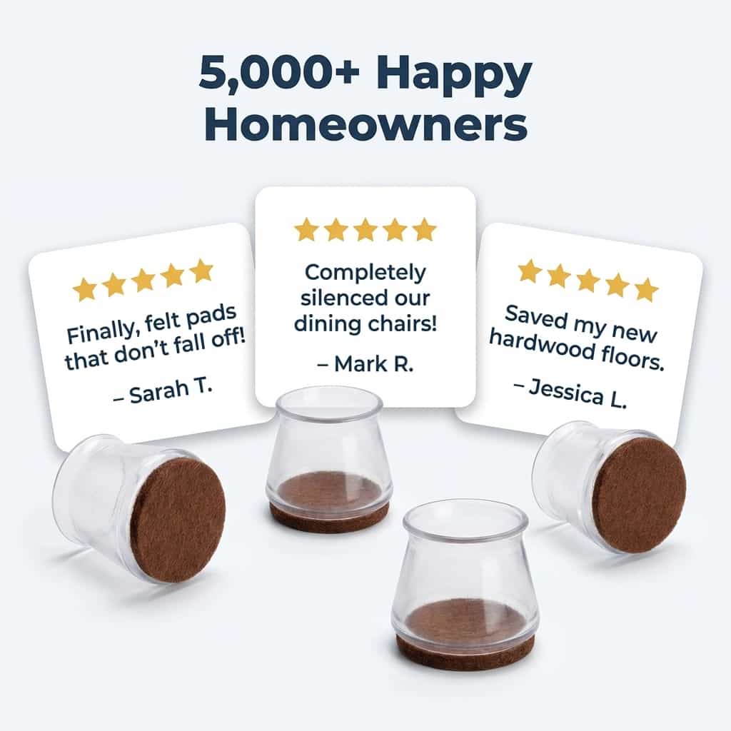 SlideSafeโข - Protect your home from scratches and unwanted furniture noise