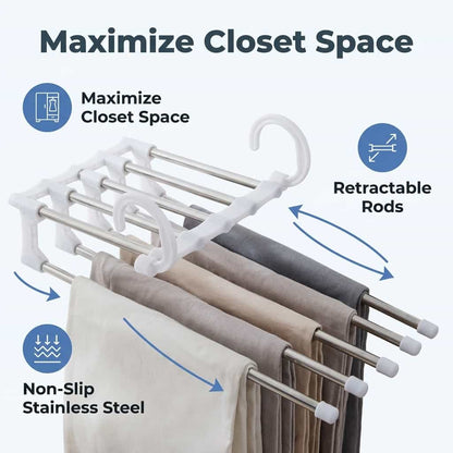 SmartCloset™ - Space-saving 5-tier pants organizer