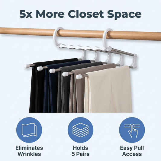SmartCloset™ - Space-saving 5-tier pants organizer