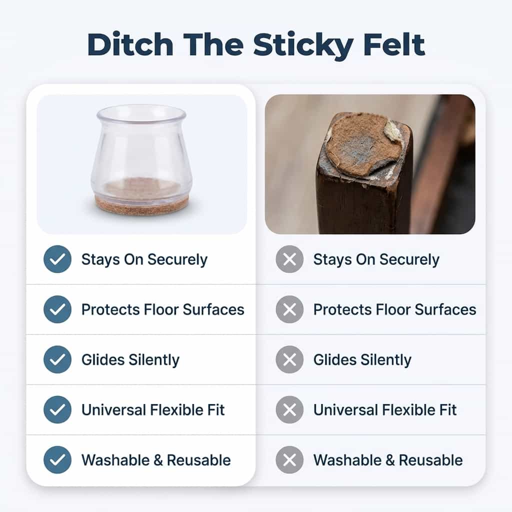 SlideSafe™ - Protect your home from scratches and unwanted furniture noise