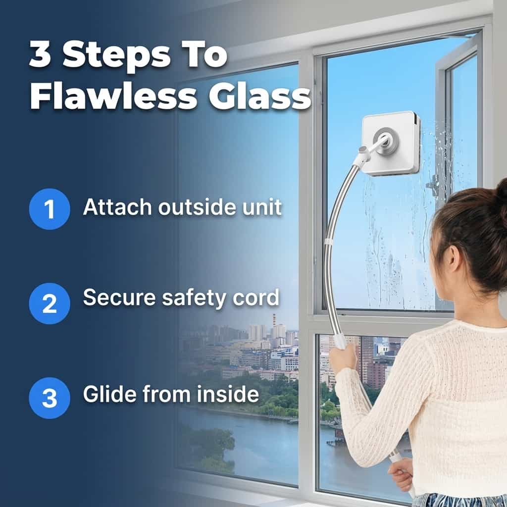 DualWipe™ - Extendable Exterior Glass Cleaner