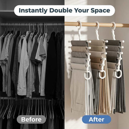 SmartCloset™ - Space-saving 5-tier pants organizer