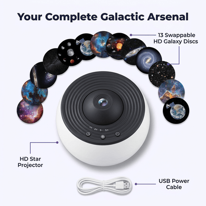 HD Galaxy Star Projector - Silent operation for a peaceful and calming sleep environment