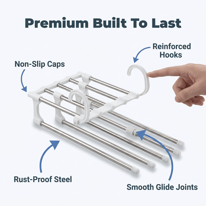 SmartCloset™ - Space-saving 5-tier pants organizer