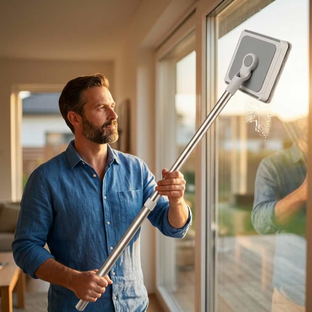 DualWipe™ - Extendable Exterior Glass Cleaner