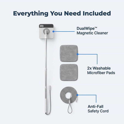 DualWipe™ - Extendable Exterior Glass Cleaner