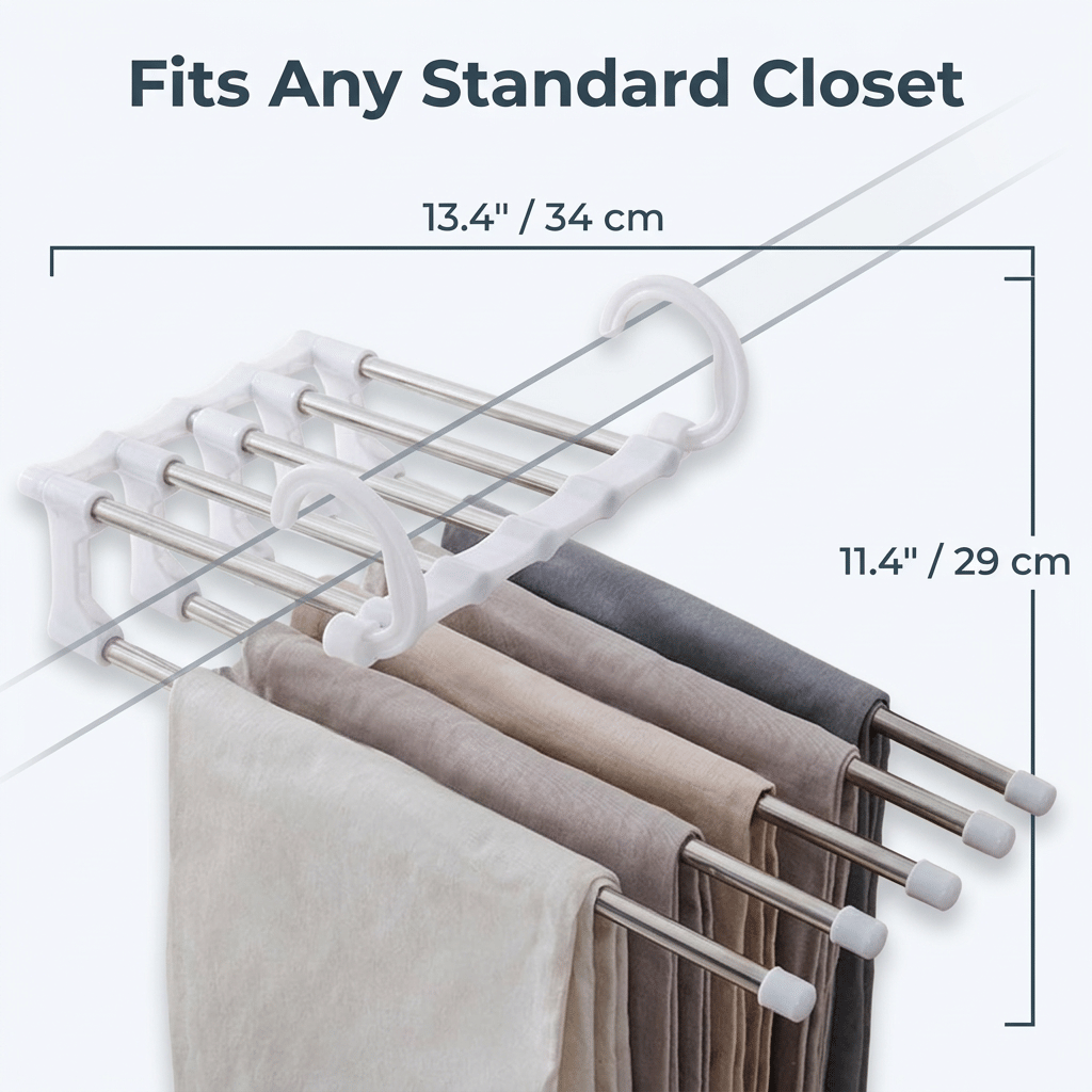 SmartCloset™ - Space-saving 5-tier pants organizer