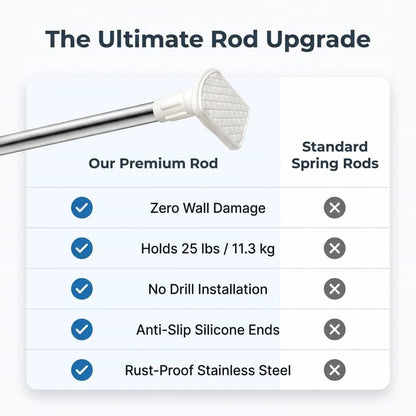 Adjustable Curtain Pole - Perfect Twist Fit